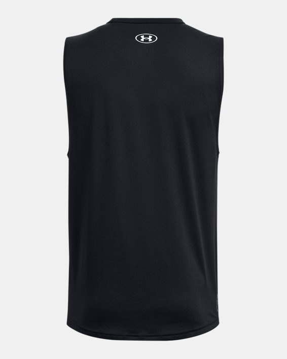 เสื้อแขนกุด UA RUSH™ Energy สำหรับผู้ชาย in Black image number 5